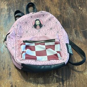 Pink Demon Slayer Backpack